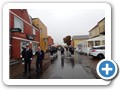Svrnets Tamburkorps var stillet op til march i regnvejr